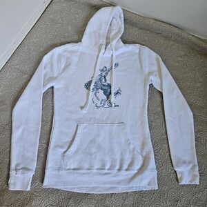 Stetson white bucking horse hoodie women's xs